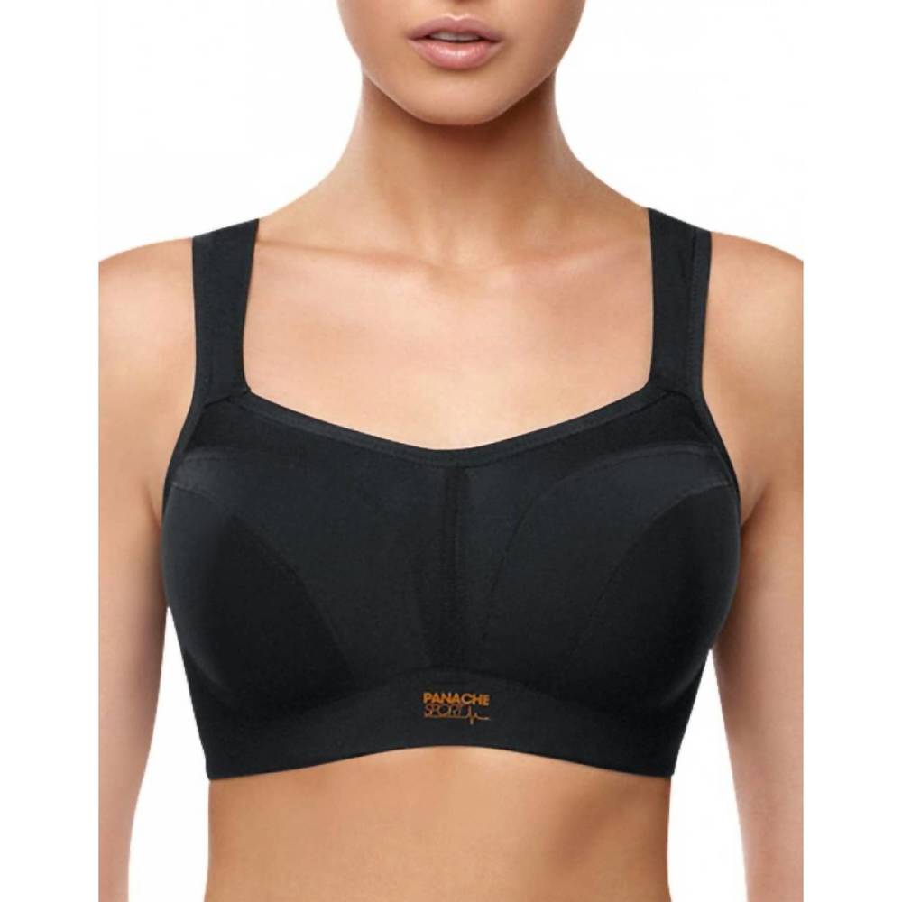 NEW PANACHE underwired sports bra in black